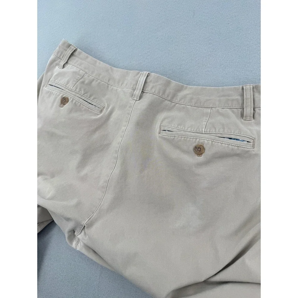 Bonobos Mens 36x32 (36x31) Slim Taper Chino Pants Khaki Tan Preppy Casual